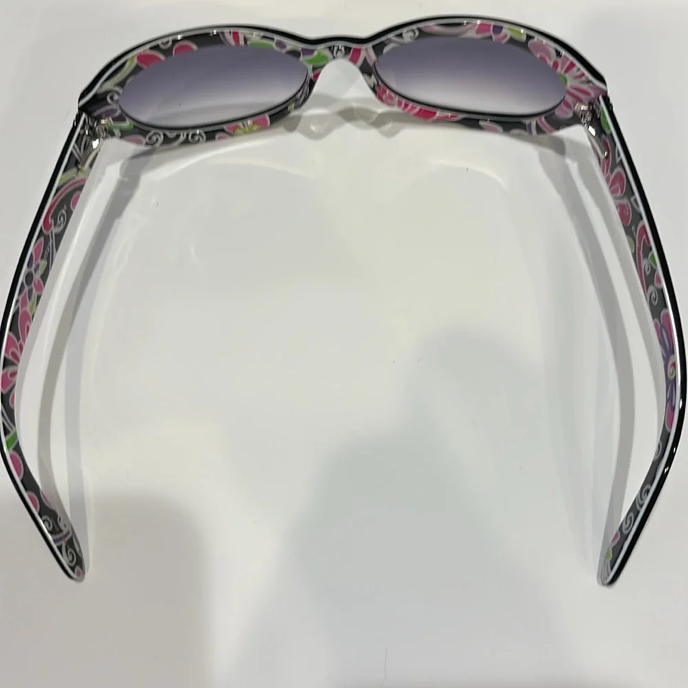 Vera Bradley Sunglasses Black with Floral Accents